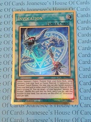 Anrufung MGED-DE044 Premium Gold Rare Yu-Gi-Oh Karte 1. Auflage Neu