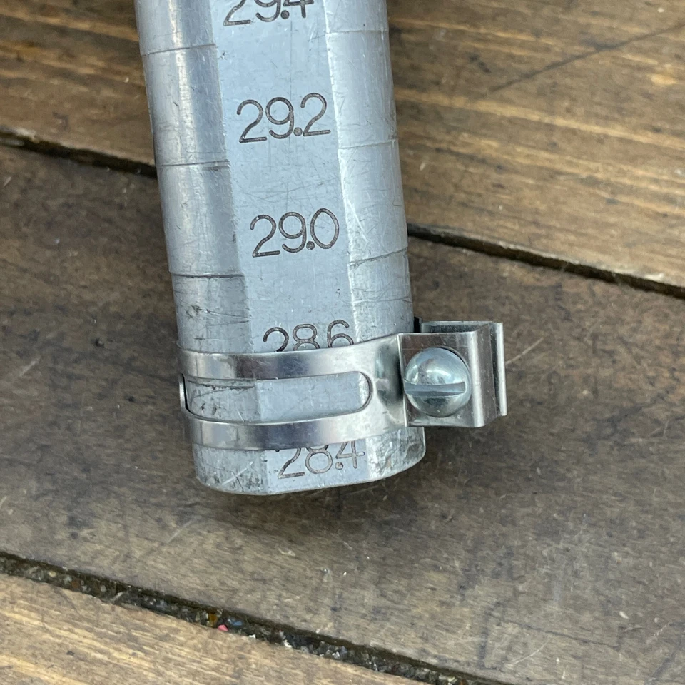 Palanca de cambios de tubo descendente de colección Boss abrazadera en 5s montaje de cambio único 28,6 mm años 70 80 Foto 3 de 4