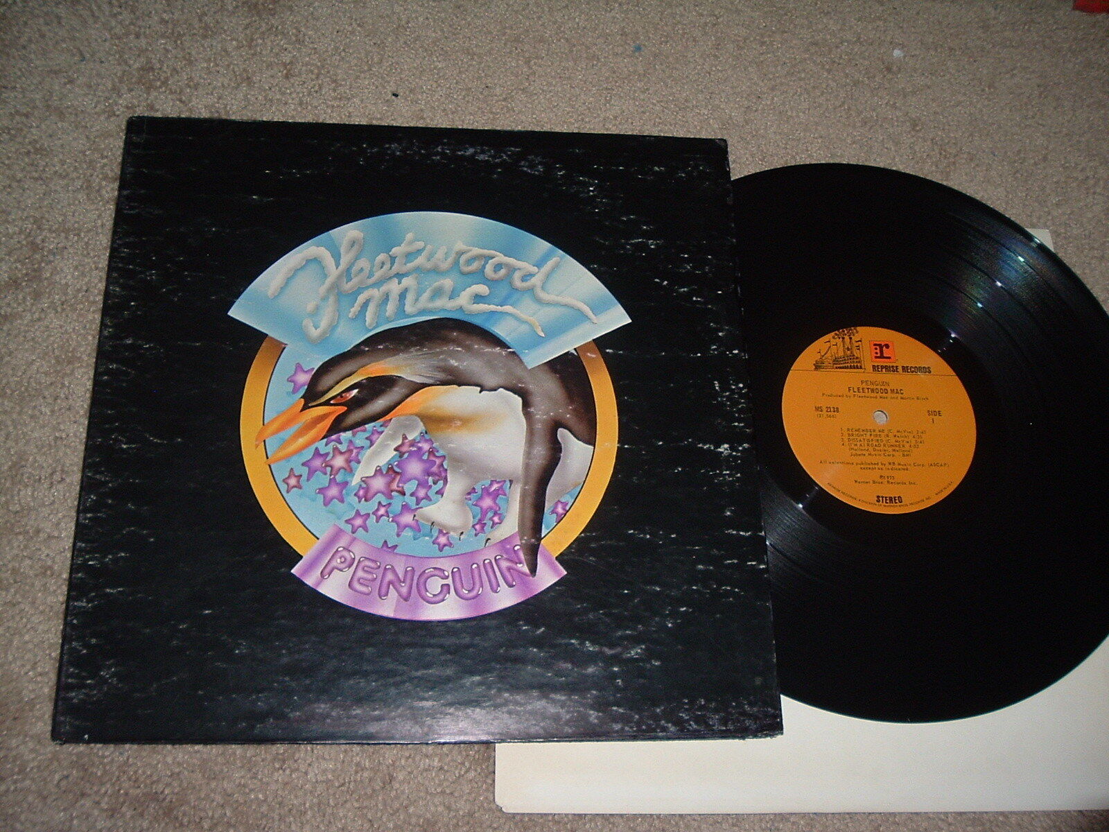 FLEETWOOD MAC Penguin LP ORIGINAL ORANGE press GATEFOLD !!