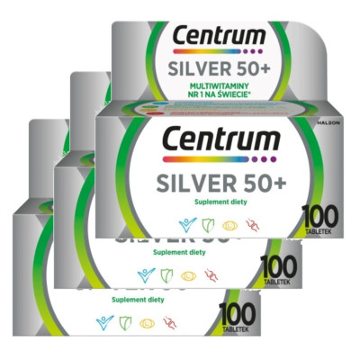 Centrum Silver 50+ Gesunde Vitalität Gutes Gefühl 100/200/300 Tabletten Senioren