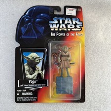 1995 STAR WARS Power of the Force YODA with JEDI TRAINER BACKPACK Action Figure