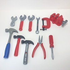 Lot of Toy Tools Black  Decker Some Unbranded Plastic Saw Hammer Screw Driver