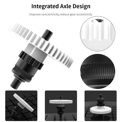 CNC Extrusion Head Gear Kit For FLASHFORGE Adventurer 5M 3D Printer Parts ACUS