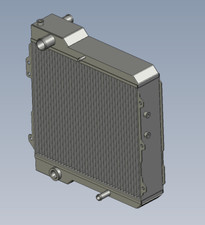 Radiateur D'Eau Audi RS2 / S2 / AAN / 70 Mm / 893 121 251 S (Court)