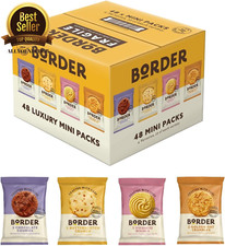 Border Multipack Biscuits Individually Wrapped for Customers Guests 48 Packs
