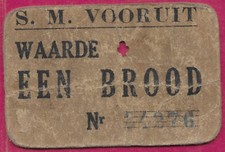 BELGIQUE COUPON PAIN, COUPON RATION ALIMENTAIRE ÉMIS PAR LES FORCES D'OCCUPATION,GOO