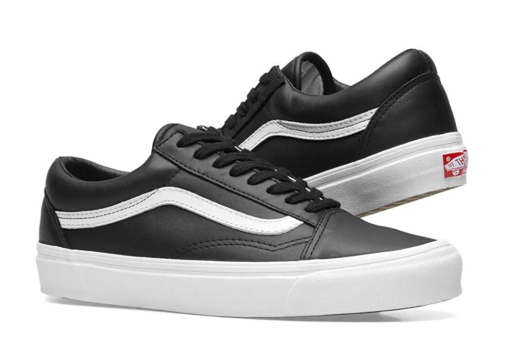 Vans Old Skool LX Black White Leather VN000VOJ1NS Men's 8-13