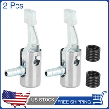 2pcs Car Tyre Air Chuck Inflator Pump Valve Clip Connector Adapters with Springs