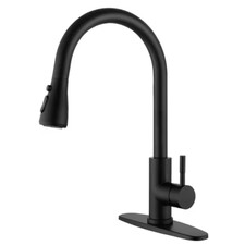 Modern 3 Spray Mode Single-Handle Pull-Down Sprayer Kitchen Faucet with Lead-Fre