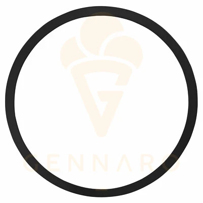 Tür Dichtung Schwarz Carpigiani Eismaschine | Ersatzteil Labo Labotronic Maestro