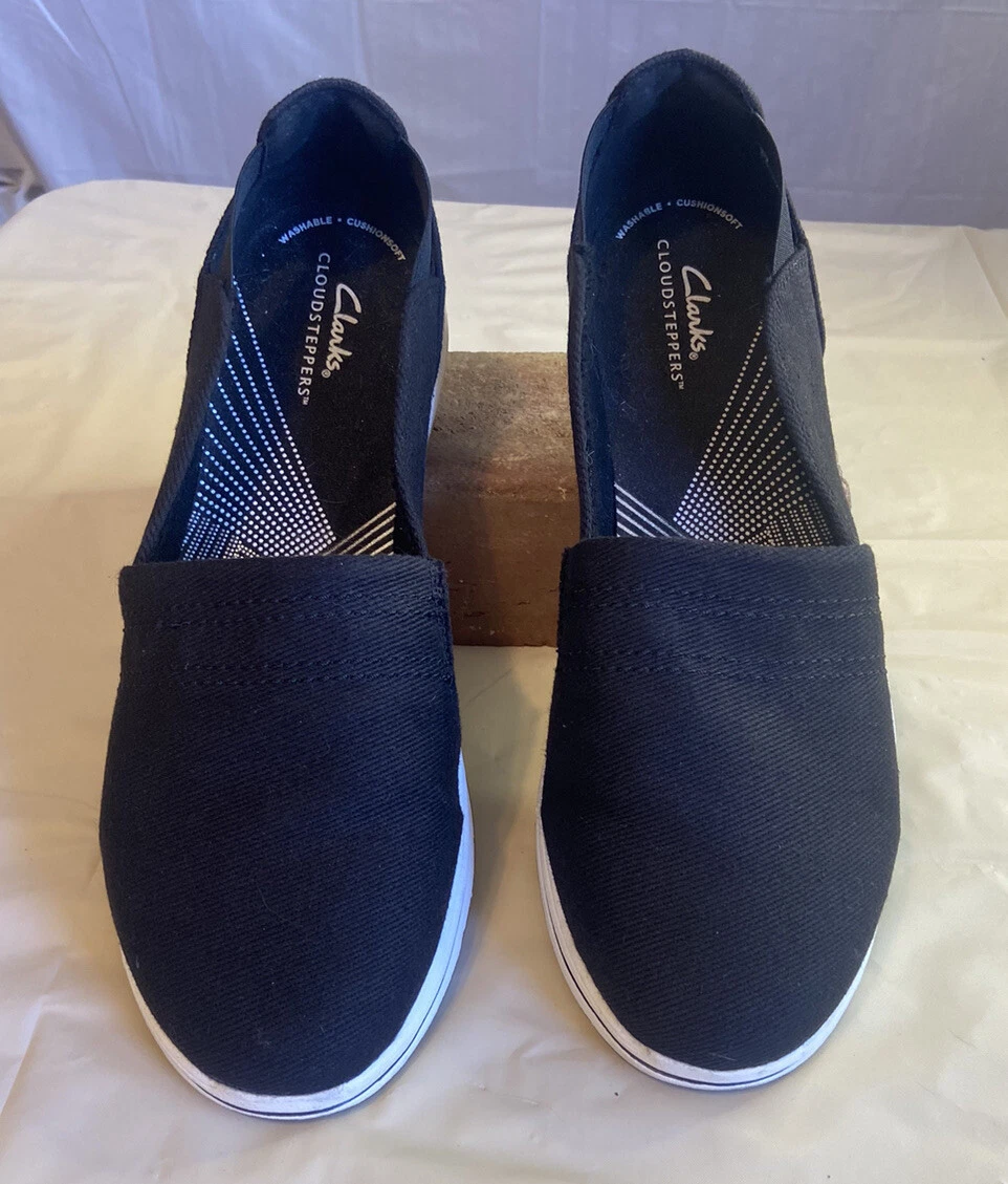 Scarpe slip on donna Clarks Cloudsteppers Breeze Step II taglia 11 M