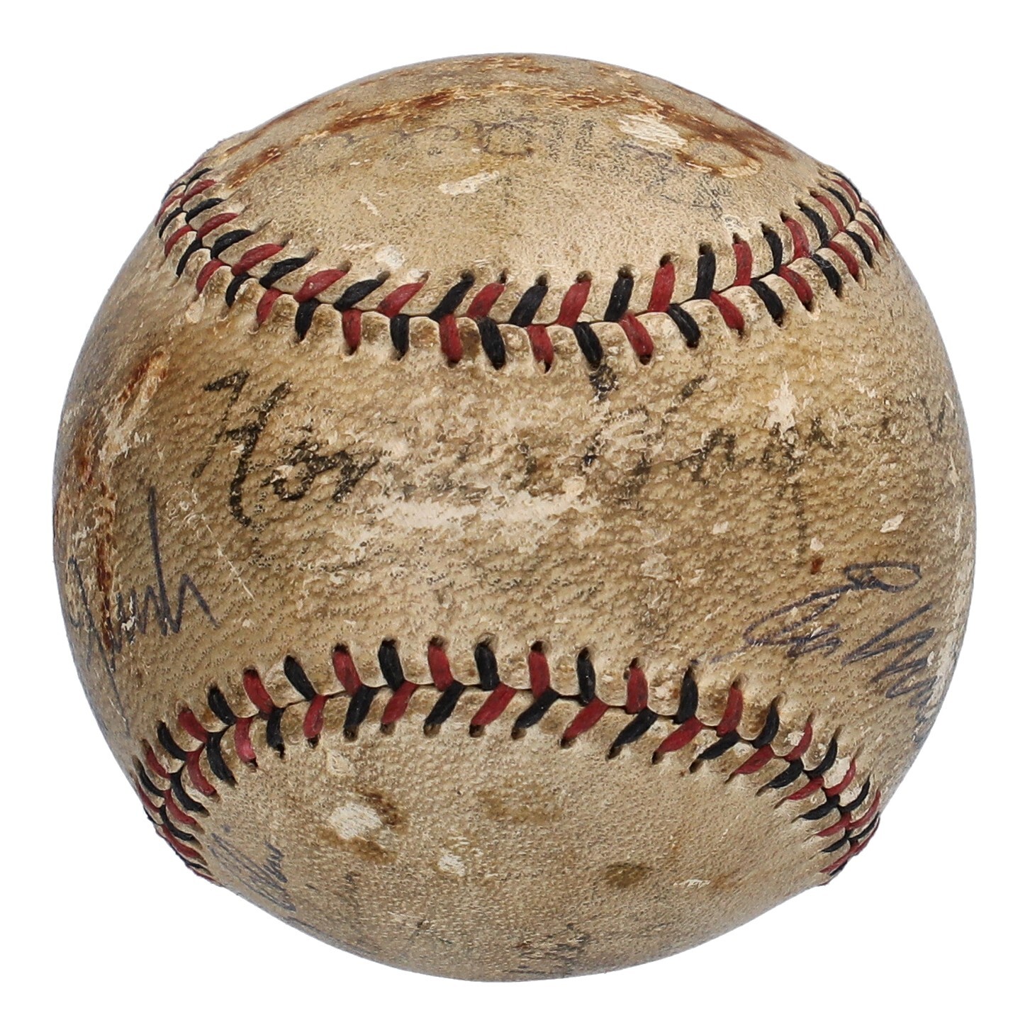Honus Wagner Autographed Signed Sweet Spot Multi Baseball Beckett COA 