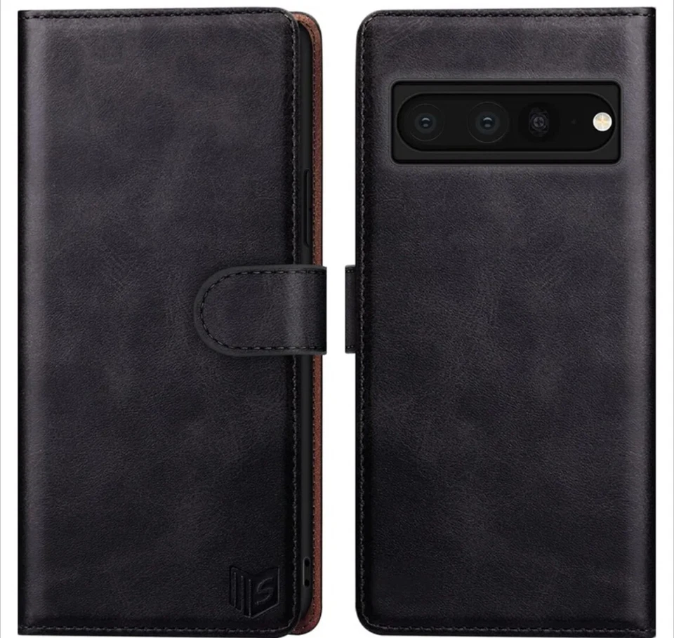 Google Pixel 7 Pro 5G SUANPOT Luxury leather case with card-holder - Image 2 of 4