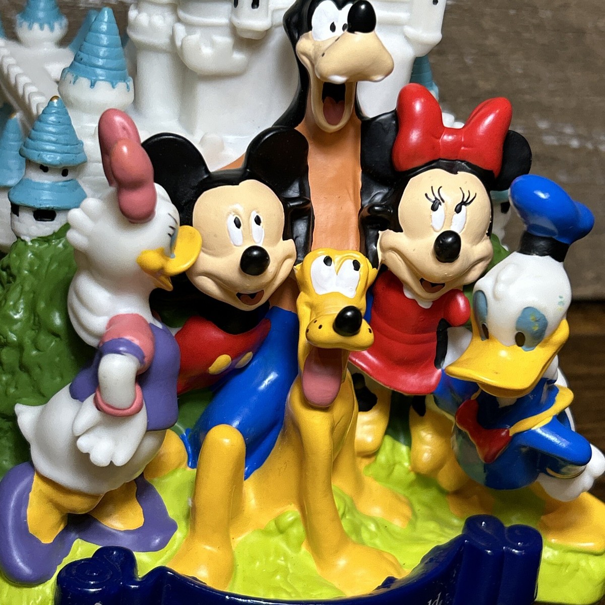 Walt Disney World 30th Anniversary Castle Piggy Coin Bank vintage