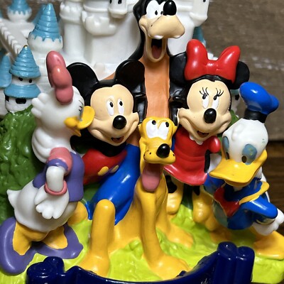 Walt Disney World 30th Anniversary Castle Piggy Coin Bank vintage