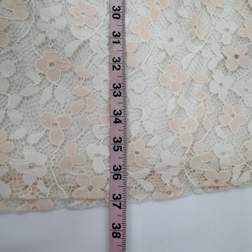 Lauren Ralph Lauren Dress Women 16 NEW Ivory Lace Long Sleeve Sheath Wedding - Picture 14 of 15