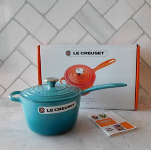 Le Creuset Aardewerk ontbijtkom Caribbean Blue 16cm
