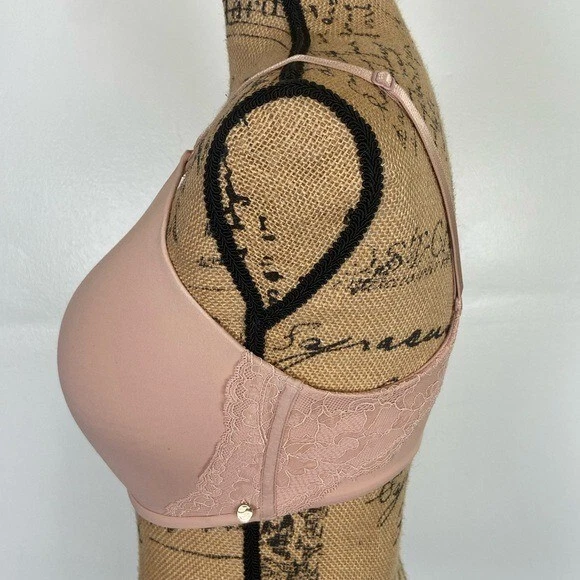 Sutiã de mergulho Pearl By Venus tamanho 36D cor rosa claro sem fio - Imagem 2 de 4