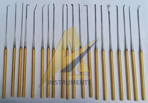Juego de 20 instrumentos de neurocirugía Rhoton Micro Disectores - Imagen 2 de 2