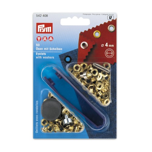 Prym Eyelets & tool, sewing craft dressmaking, choose size/colour, large range - Picture 23 of 26