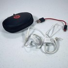 Beats by Dr. Dre Powerbeats Headphones Earbuds Wireless White + Case + Cable