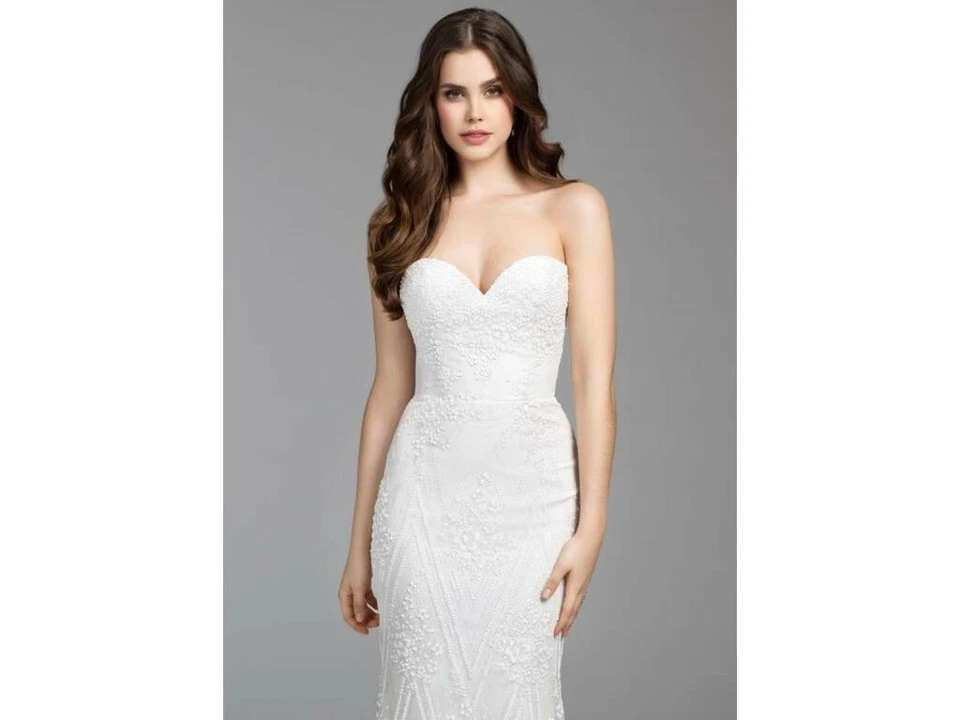 Vestido de novia Tara Keely de Lázaro 2659 dos en uno nuevo sin etiquetas calle talla 8 (etiqueta 14) Foto 4 de 4