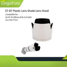 ET-87 Plastic Lens Shade Lens Hood for EF 70-200mm f2.8L IS II USM