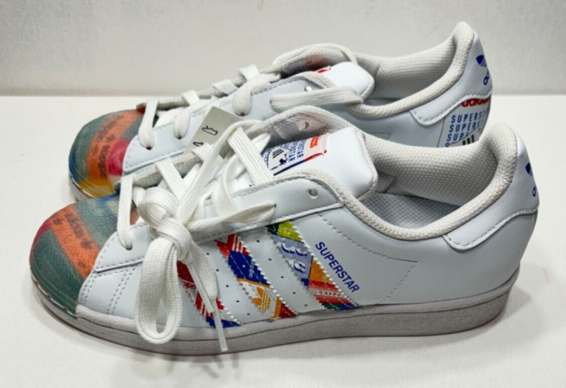 Adidas Mens Superstar Multi Logo Shoes Size 5.5 | eBay Adidas Mens Superstar Multi Logo Shoes Size 5.5 | eBay
