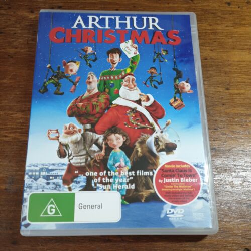 Arthur Christmas DVD R4 FREE POST Hugh Laurie, Sanjeev Bhaskar Family Kids - Picture 1 of 5