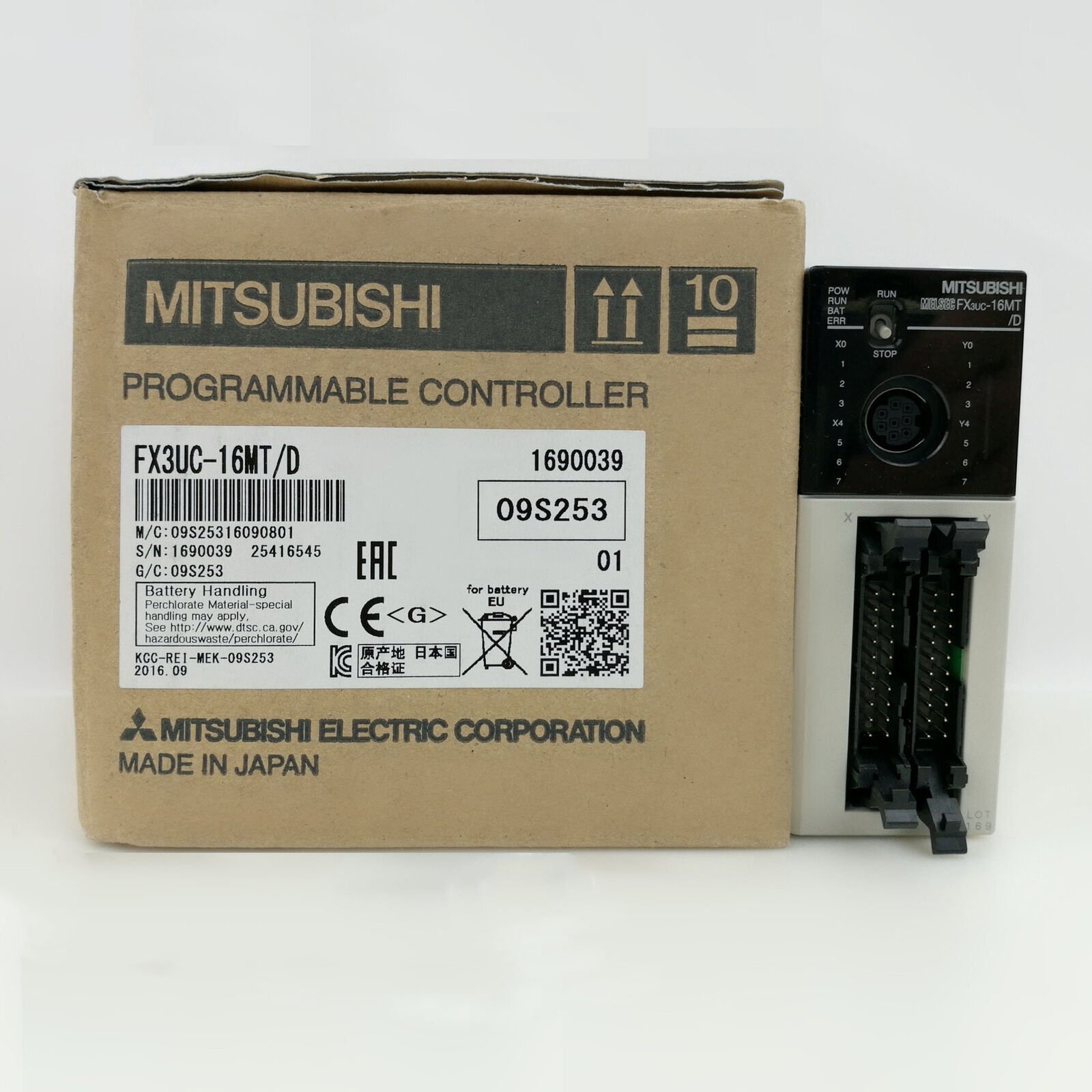 1PCS NEW MITSUBISHI IN BOX PLC module FX3UC-16MT/DSS-P4 One year 1PCS NEW MITSUBISHI IN BOX PLC module FX3UC-16MT/DSS-P4 One year