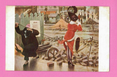 PARIS SCENE BY GUILLALME VINTAGE POSTCARD 863 | eBay