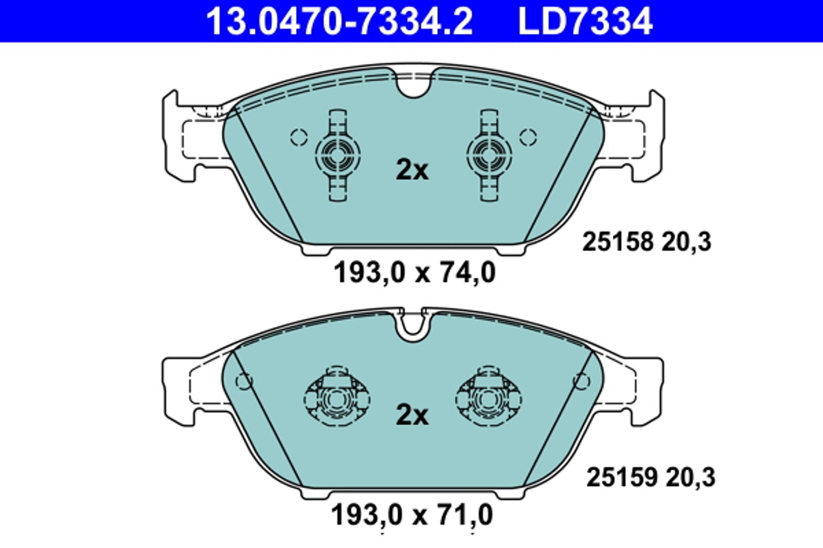 Plaquettes de frein Audi A6 C7 A7 A8 3.0 TDI kit ceramique