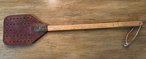Colonel Littleton - No. 1 Flyswatter - Oak Handle & Italian Bridle Leather - USA