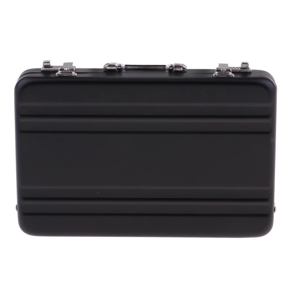 1/12 casa delle bambole in miniatura da viaggio  in metallo valigia - Immagine 2 di 4