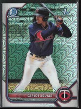 2022 Bowman Carlos Aguiar BCP-1 1st Mojo Refractor | Minnesota Twins