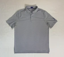 Stitch Golf Polo Blue Stripes Men's XL Extra Large River Highlands Cromwell CT