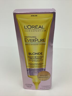 L'oreal Everpure Blonde Shade Reviving Rinse Out Treatment Brassy Hair Mask 1S