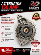 MERCEDES A CLASS 12-18 W176 2.1 Diesel OM651.930 150 Amp Alternator A0009063322