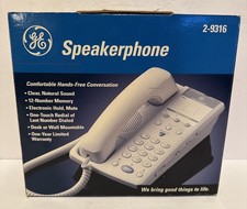 GE 29316 Caller ID Speakerphone 12 Number Memory Desk or Wall Mount NOB