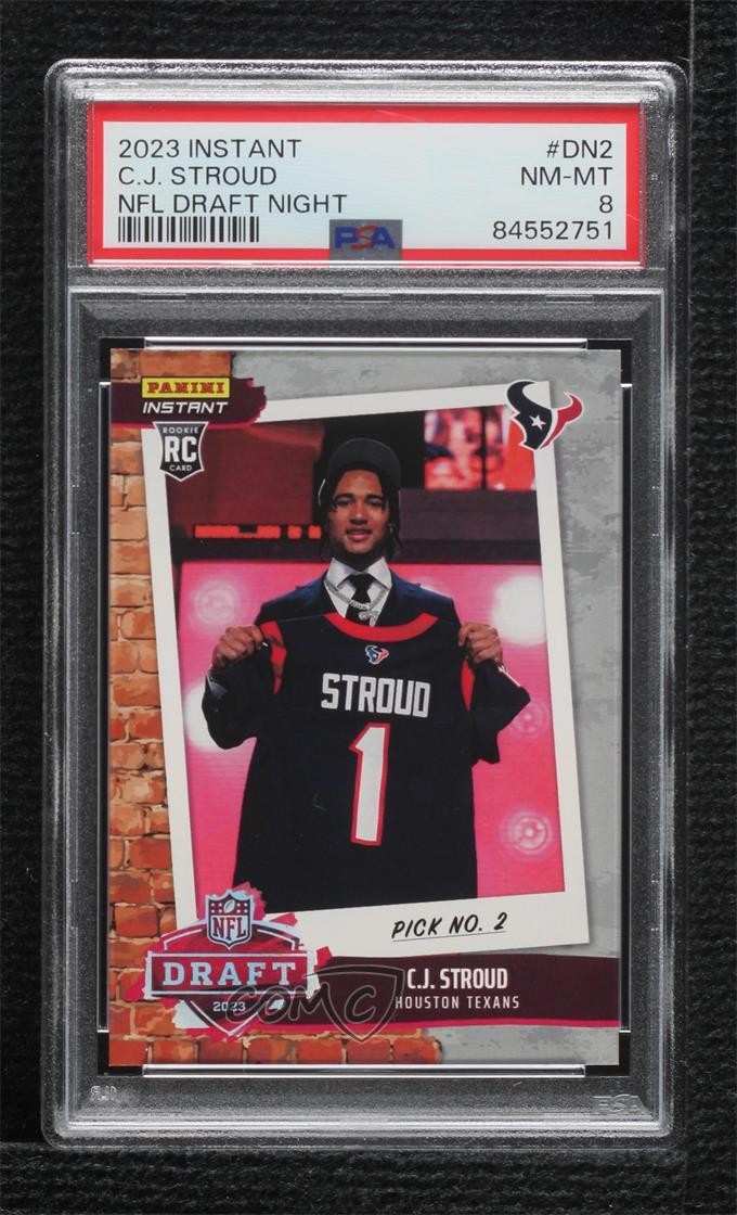 2023 Panini Instant NFL NFL Draft Night /2725 CJ Stroud #DN2 PSA 8 Rookie RC