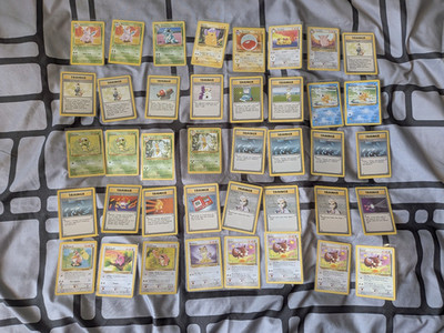 280x Pokemon Karten   Base Set & Dschungel   Restposten   Mehrheit sind (NM) oder (MP)