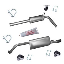 Komplett Auspuff ESD MSD für VW Polo V Fliessheck  6R1 , 6C1 + Montageware