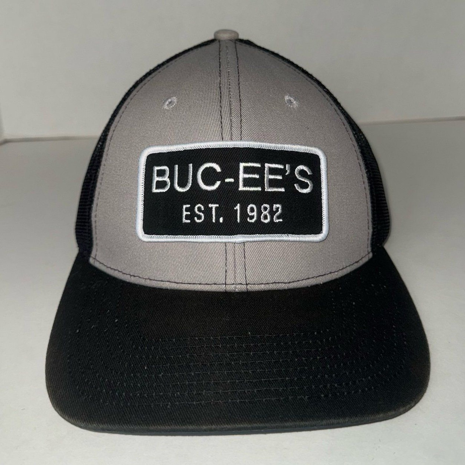 Bucees Black Cap Buc-ees Patch Adjustable Mesh Sn… - image 3