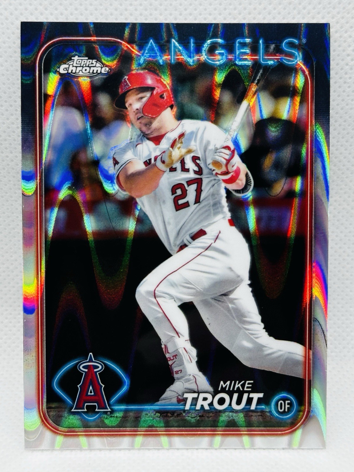 2024 Topps Chrome - Mike Trout #200 RayWave Refractor