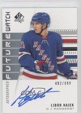 2019-20 SP Authentic Future Watch Rookies 492/999 Libor Hajek #176 Auto 1x1