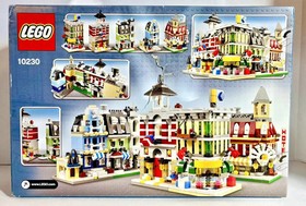 LEGO (10230) Mini Modular - New - Fire Brigade Green Grocer Cafe Corner Emporium