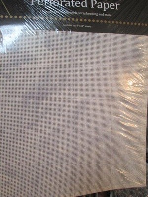 14 Count Violet Sky Perforated Paper-Two 9x12 Inch Sheets-Mill Hill