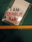Charlie Kirk Limited Edition Button W/ Turning Point Business Card Not Signed  — photo 4