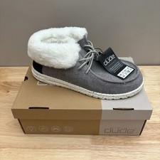 Hey Dude Britt Charcoal Fur Lined Ankle Boots Women's 11 121774000 NWT