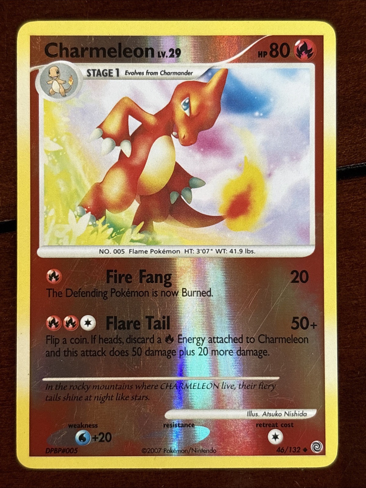 Pokemon Secret Wonders Charmeleon 46/132 Reverse Holo LP